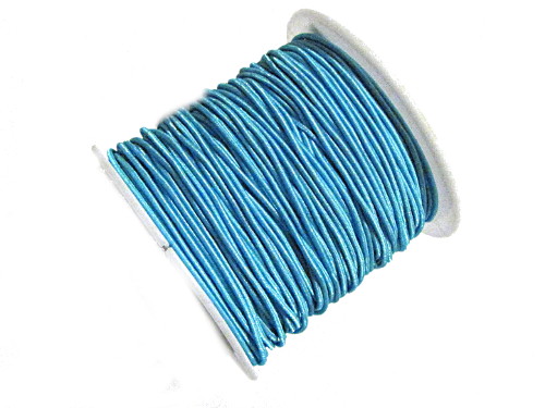 Gummikordel elastisch, 1mm, blau hell, 20m (0,25/m)